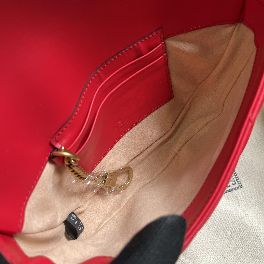 Gucci GG Marmont Matelasse Chain Mini Bag (20x 14.5x 4cm) - DopestKickz