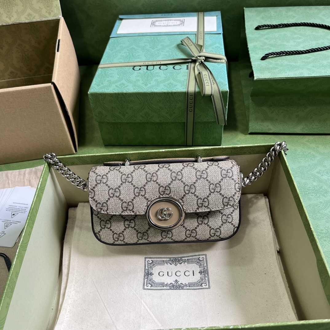 Gucci Petite GG Mini Bag (10x 18.5x 4cm) - DopestKickz
