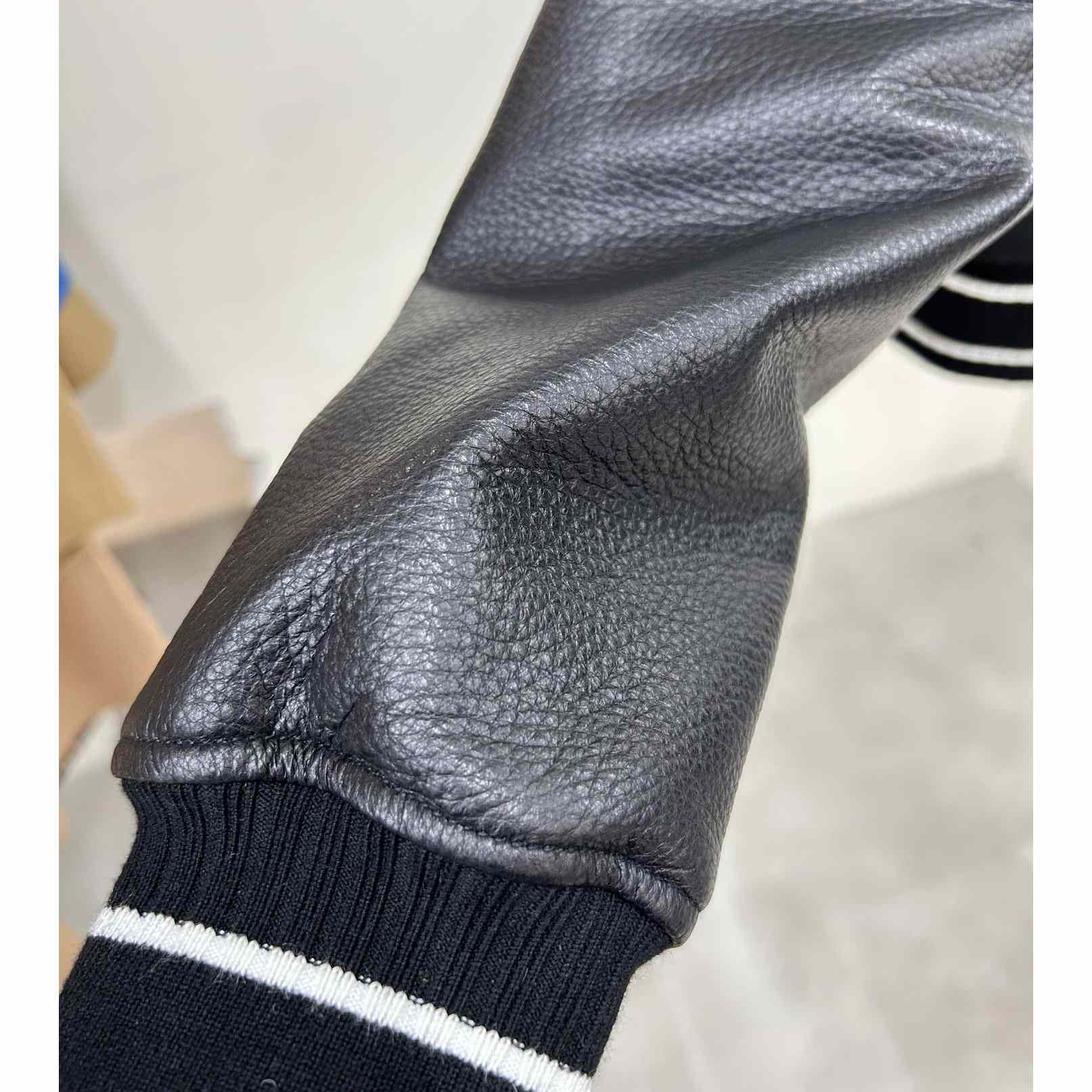 Givenchy Black Cropped Varsity Jacket - DopestKickz