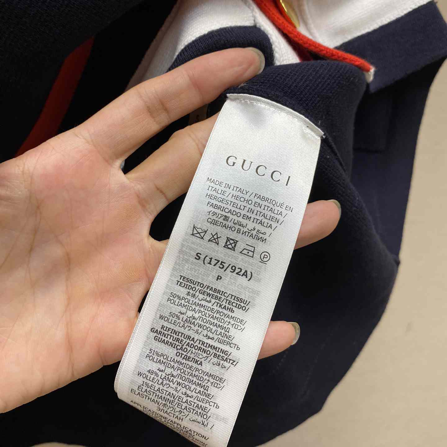 Gucci Knit Wool Cardigan With Patch - DopestKickz