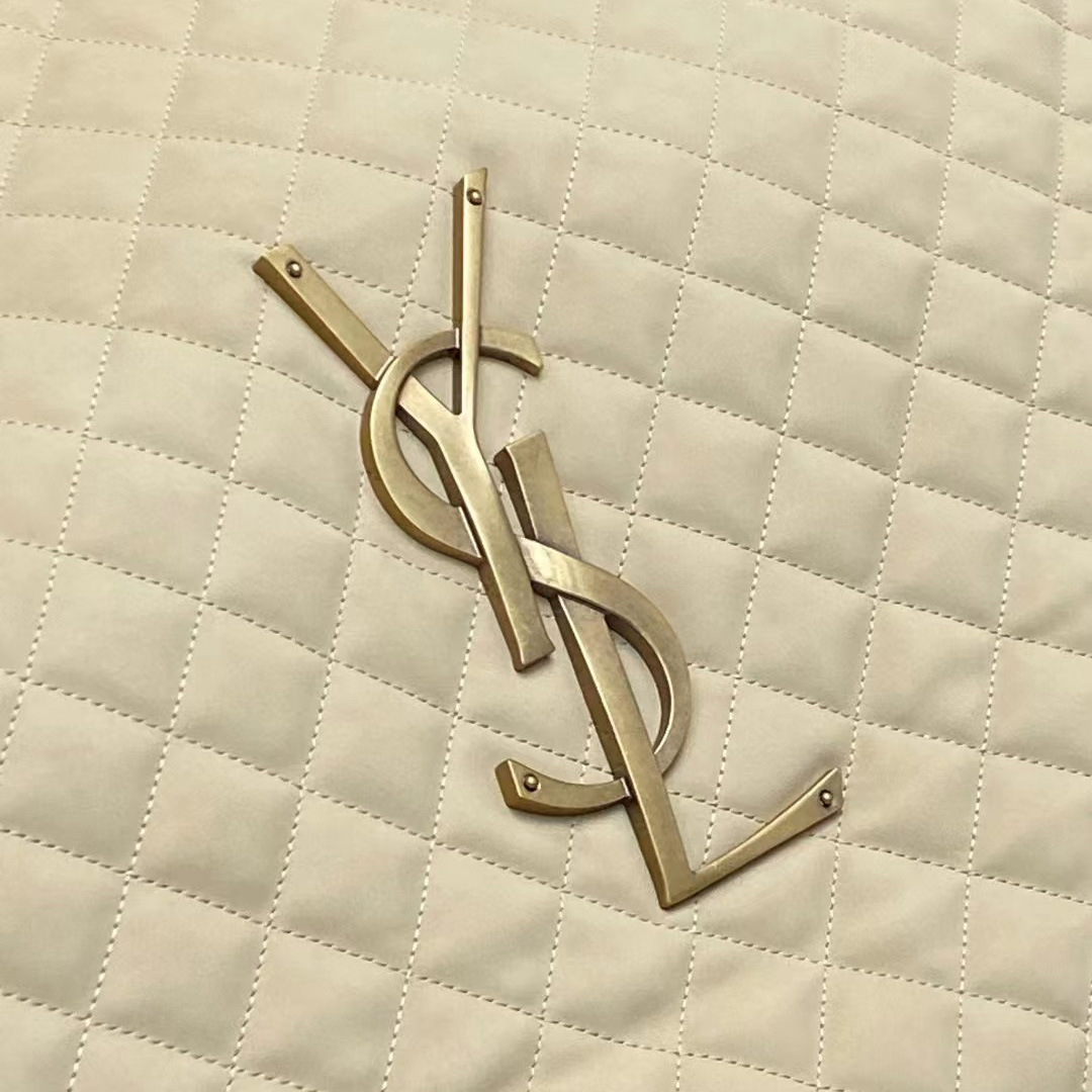 Saint Laurent Icare Extra large Embellished Quilted Leather Tote (58-34-8cm) - DopestKickz