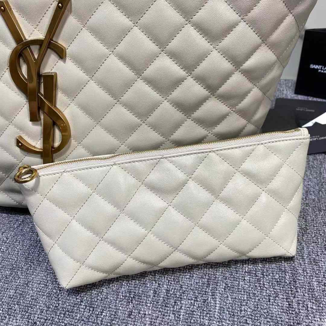 Saint Laurent Icare Extra large Embellished Quilted Leather Tote (58-34-8cm) - DopestKickz