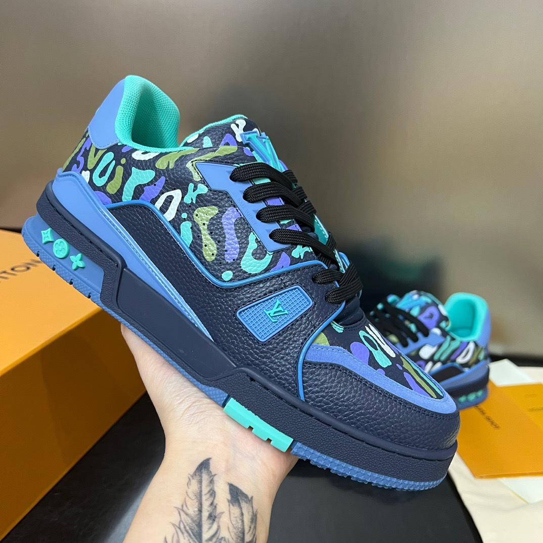 Louis Vuitton LV Trainer Sneaker   1AARXS - DopestKickz