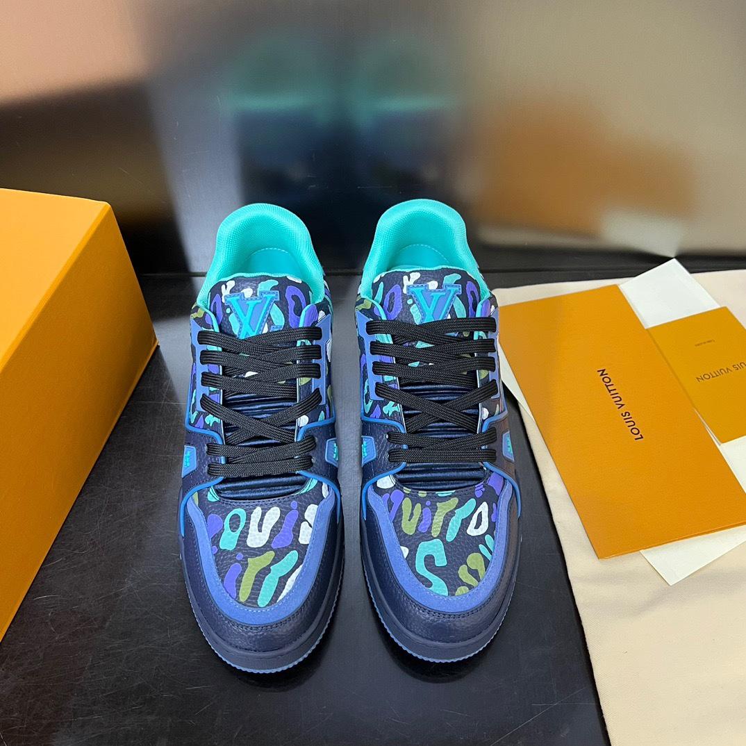 Louis Vuitton LV Trainer Sneaker   1AARXS - DopestKickz