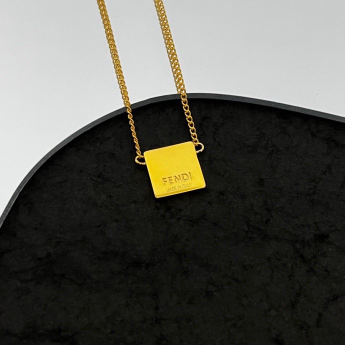 Fendi Forever Fendi Gold-coloured Necklace  - DopestKickz