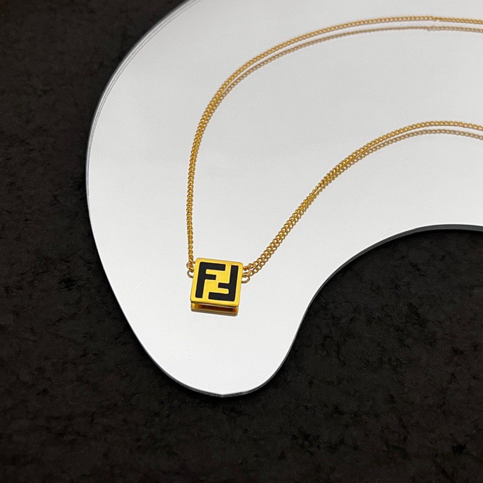 Fendi Forever Fendi Gold-coloured Necklace  - DopestKickz