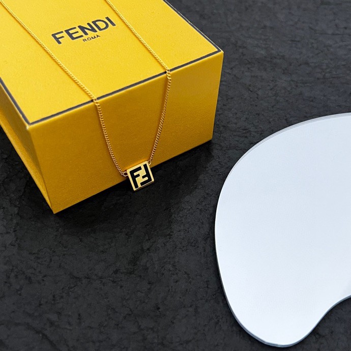 Fendi Forever Fendi Gold-coloured Necklace  - DopestKickz