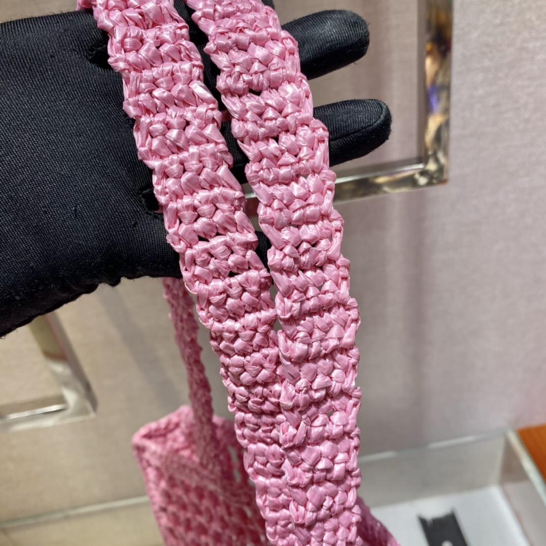 Prada Crochet Tote Bag - DopestKickz