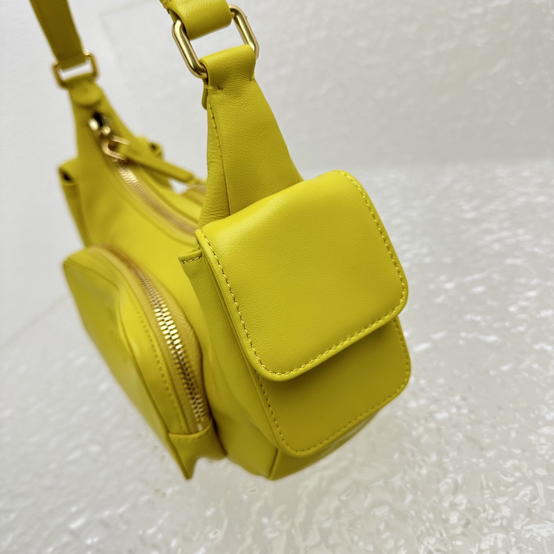 Miu Miu Nappa Leather Pocket Bag - DopestKickz