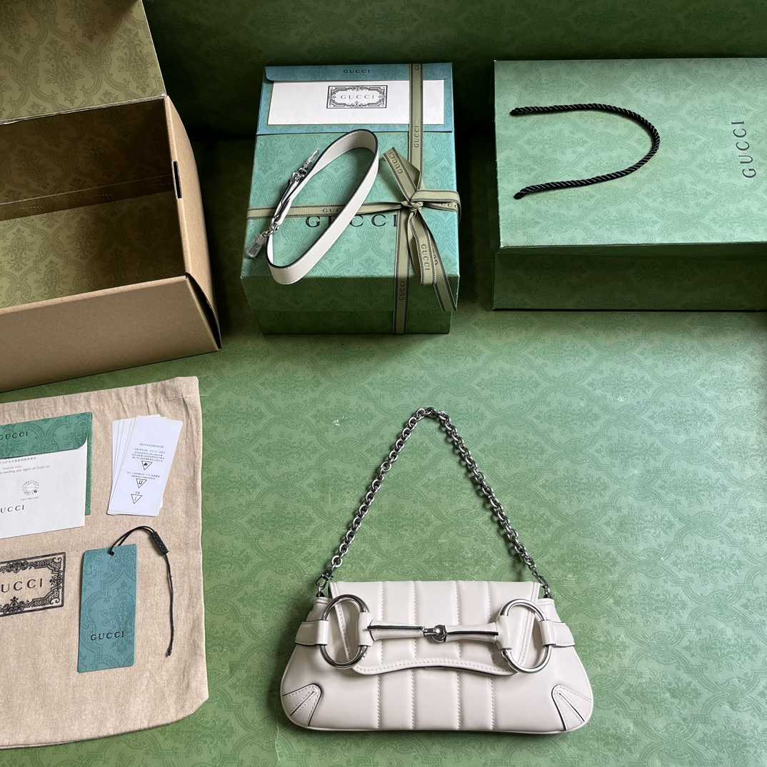 Gucci Horsebit Chain Small Shoulder Bag (27x 11.5x 5cm) - DopestKickz