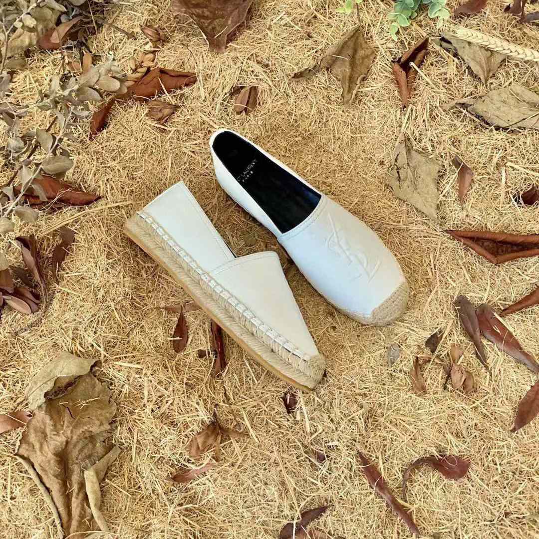 Saint Laurent Cassandre Espadrilles In Lambskin - DopestKickz