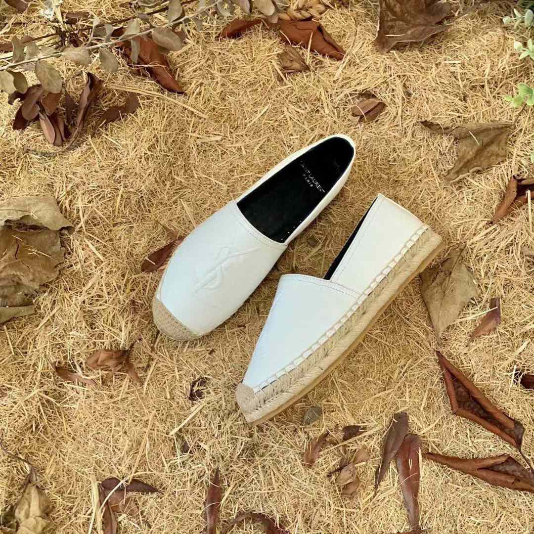 Saint Laurent Cassandre Espadrilles In Lambskin - DopestKickz