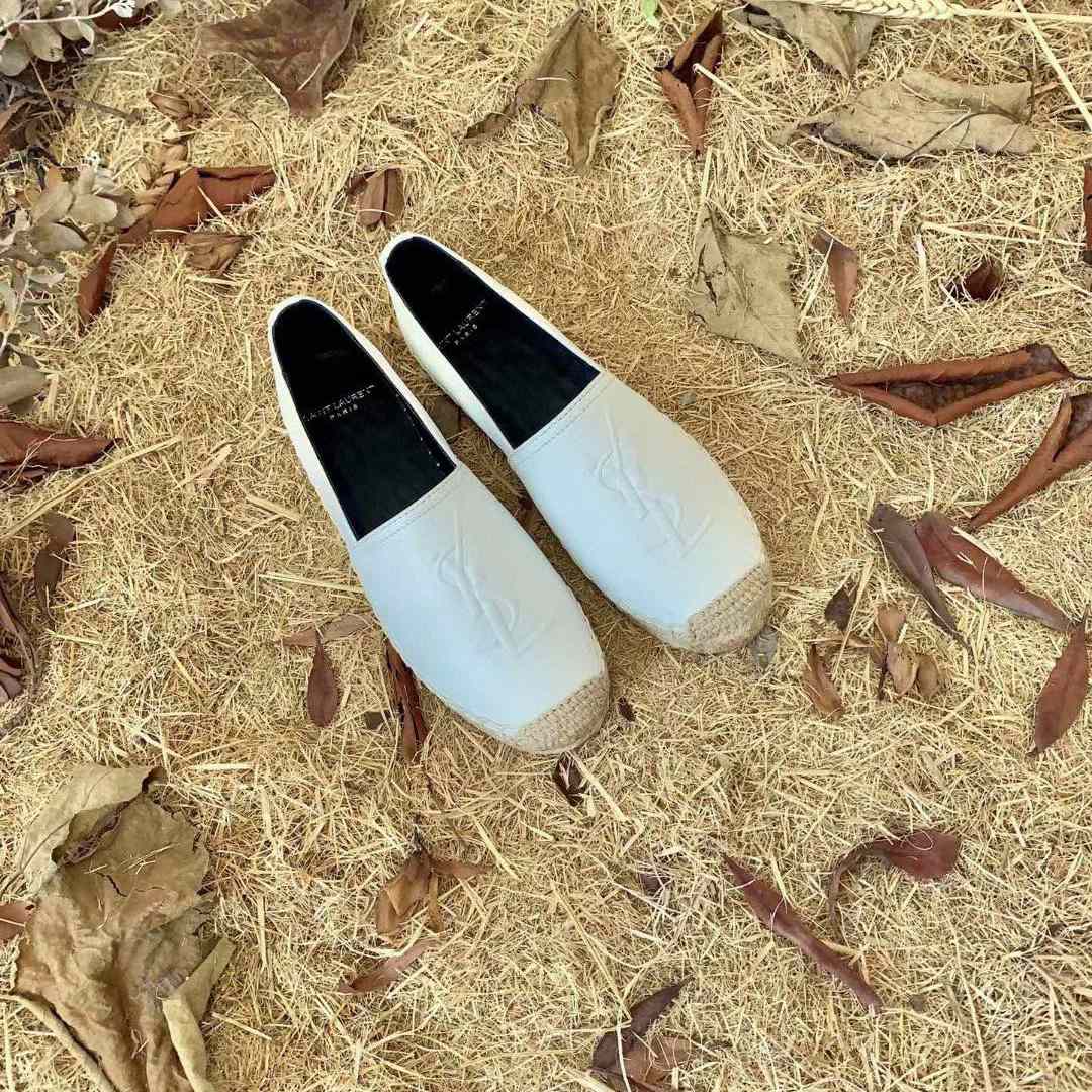 Saint Laurent Cassandre Espadrilles In Lambskin - DopestKickz