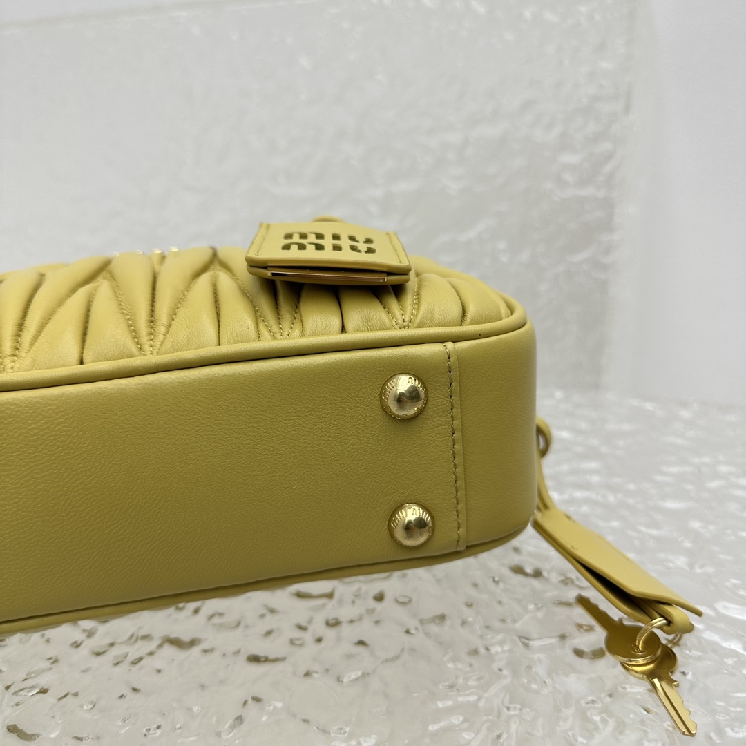 Miu Miu Matelassé Nappa Leather Top-handle Bag - DopestKickz