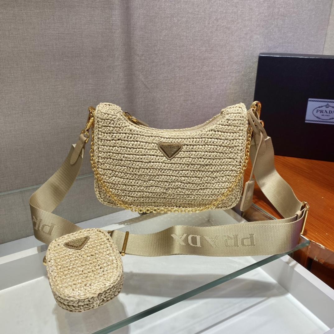 Prada Raffia Bag - DopestKickz