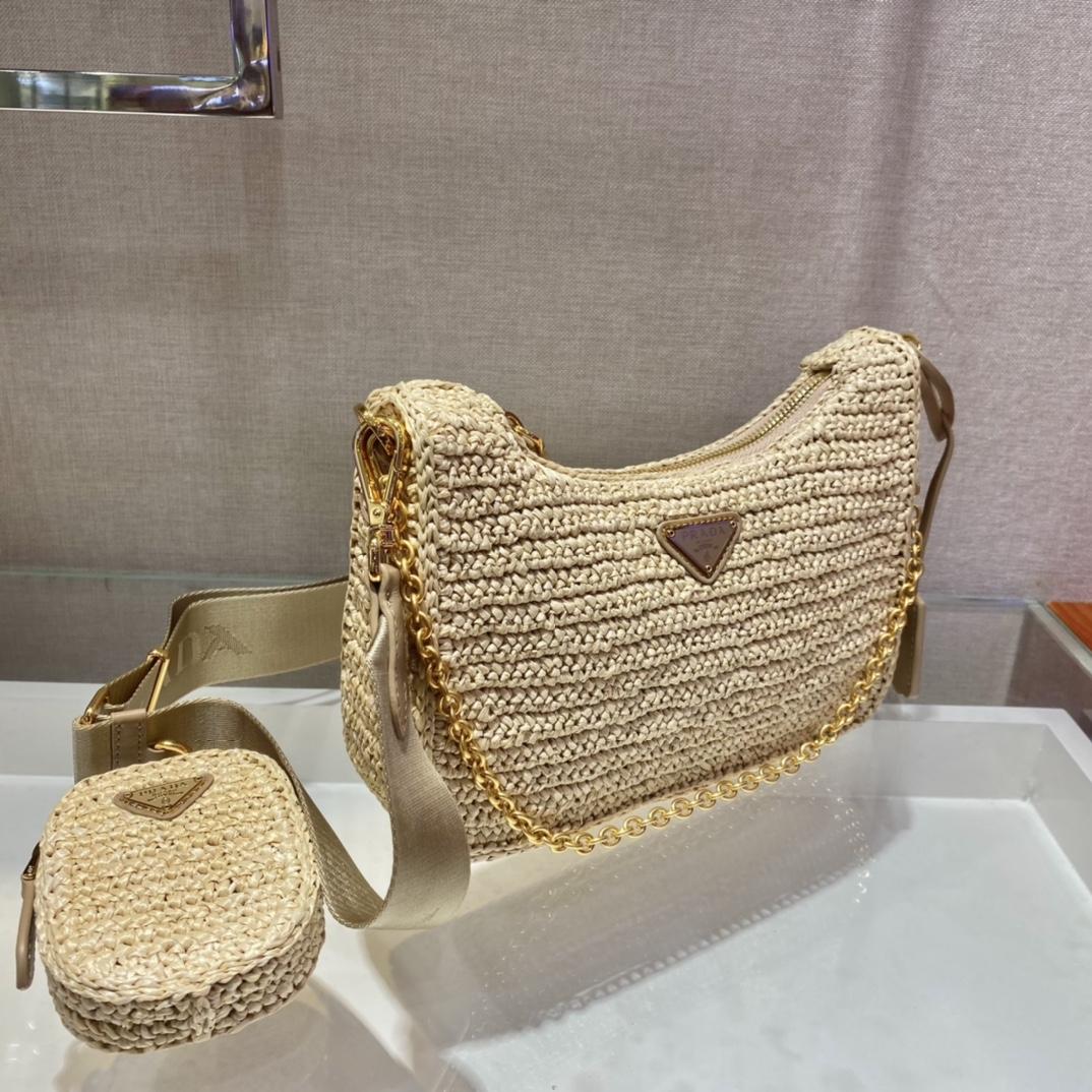 Prada Raffia Bag - DopestKickz