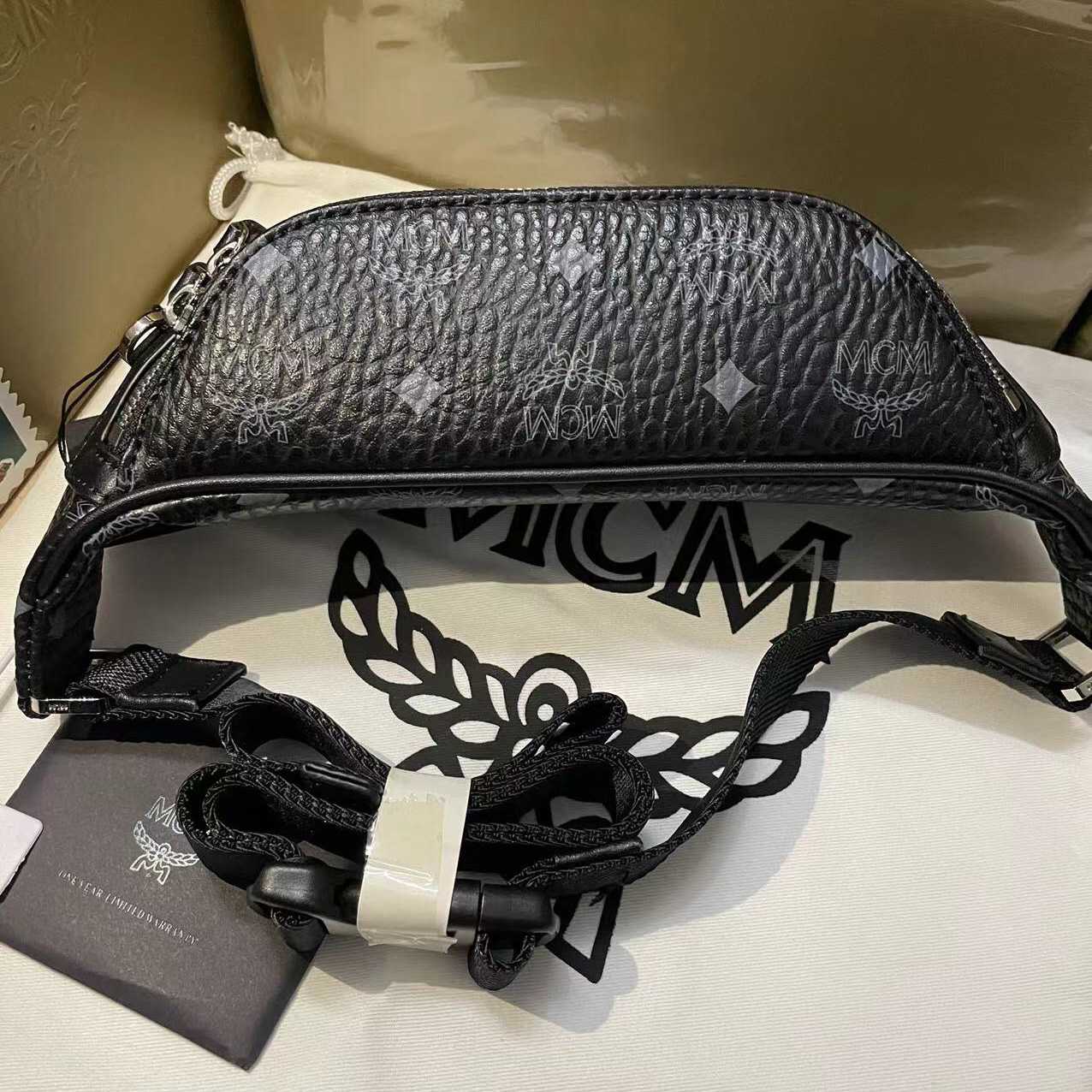MCM Visetos Belt Bag (12X34X7cm) - DopestKickz