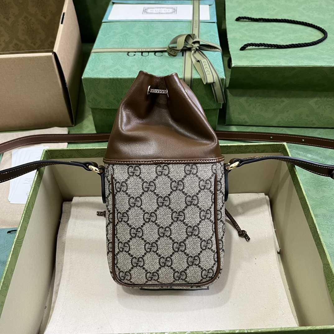 Gucci GG Mini Bucket Bag With Interlocking G - DopestKickz