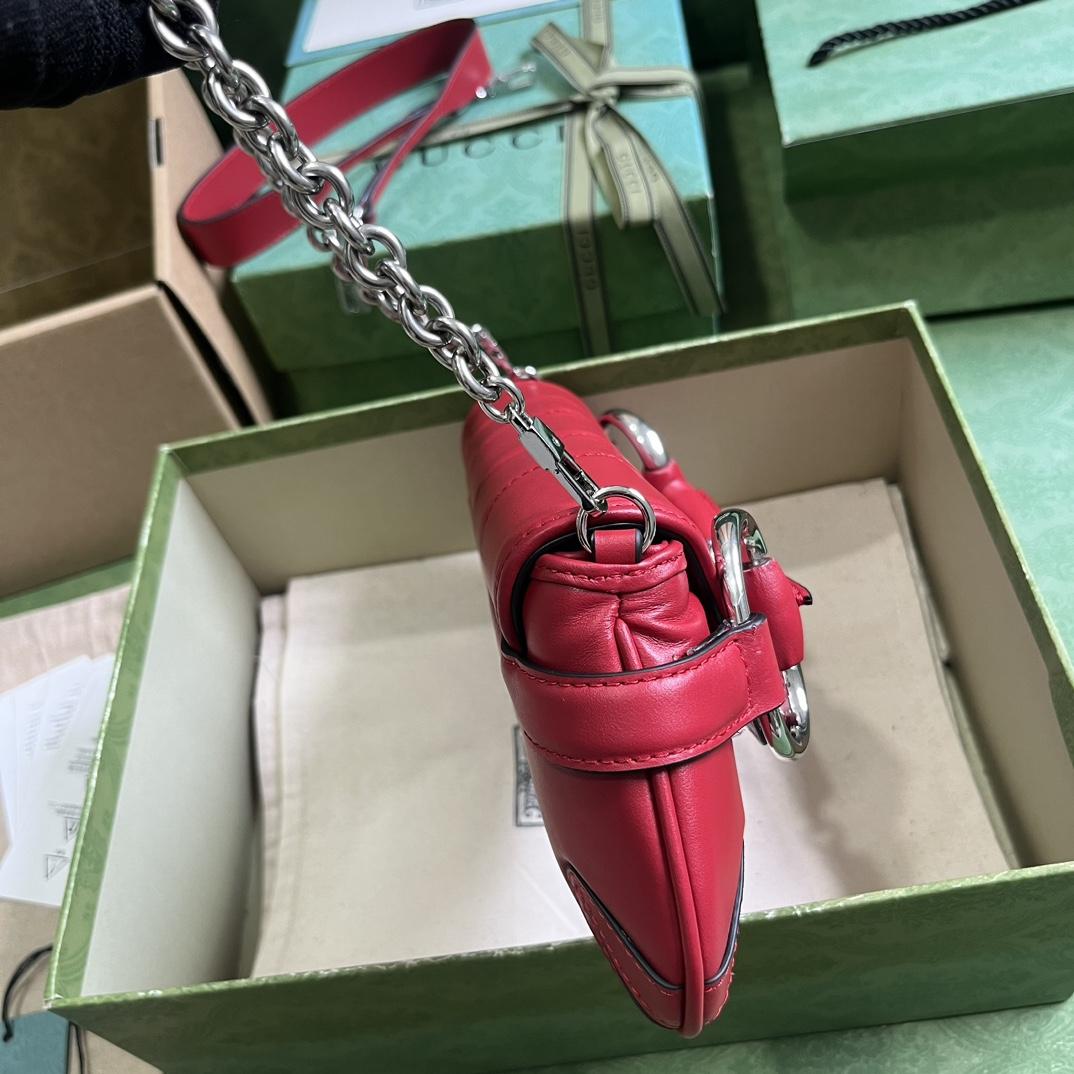 Gucci Horsebit Chain Small Shoulder Bag (27x 11.5x 5cm) - DopestKickz