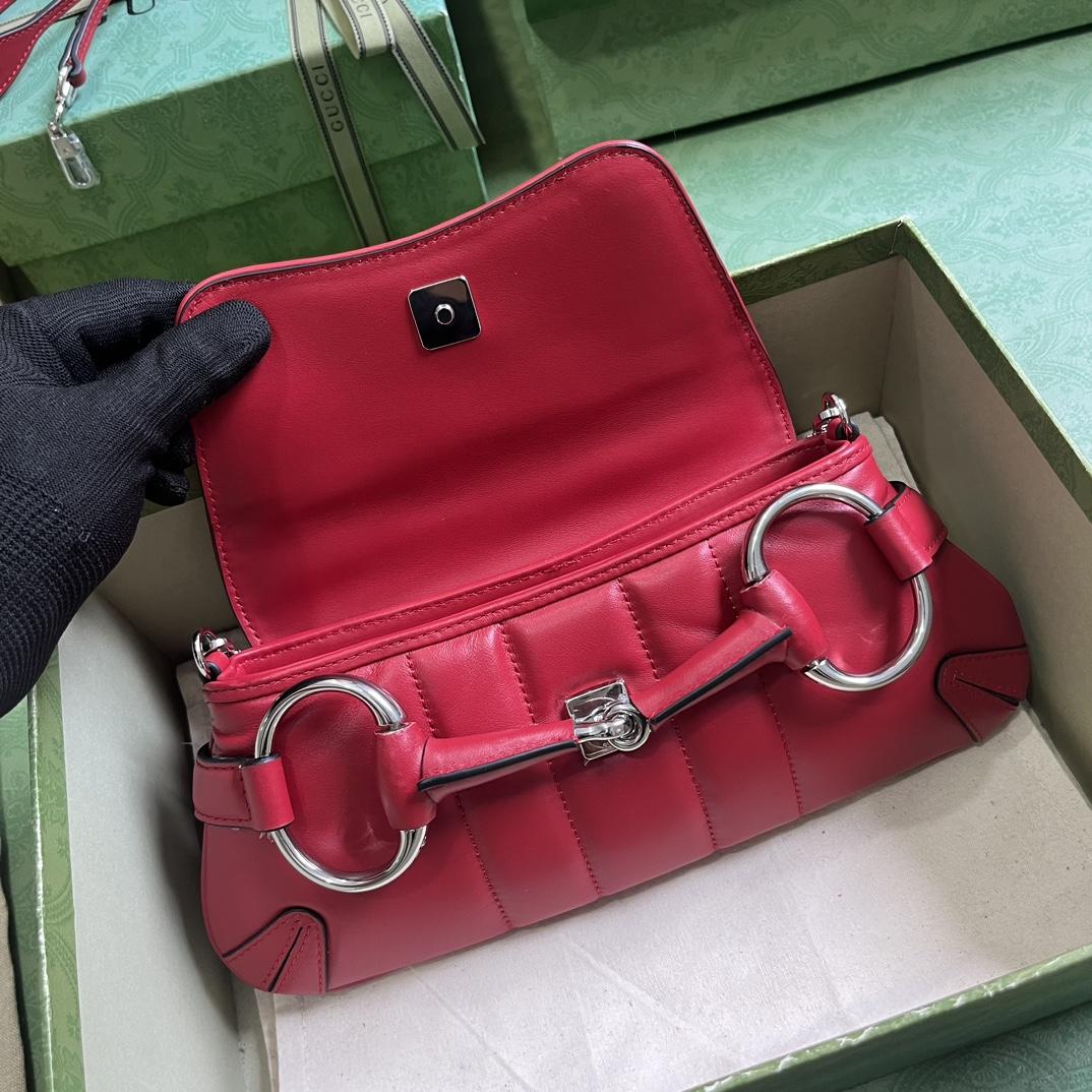 Gucci Horsebit Chain Small Shoulder Bag (27x 11.5x 5cm) - DopestKickz