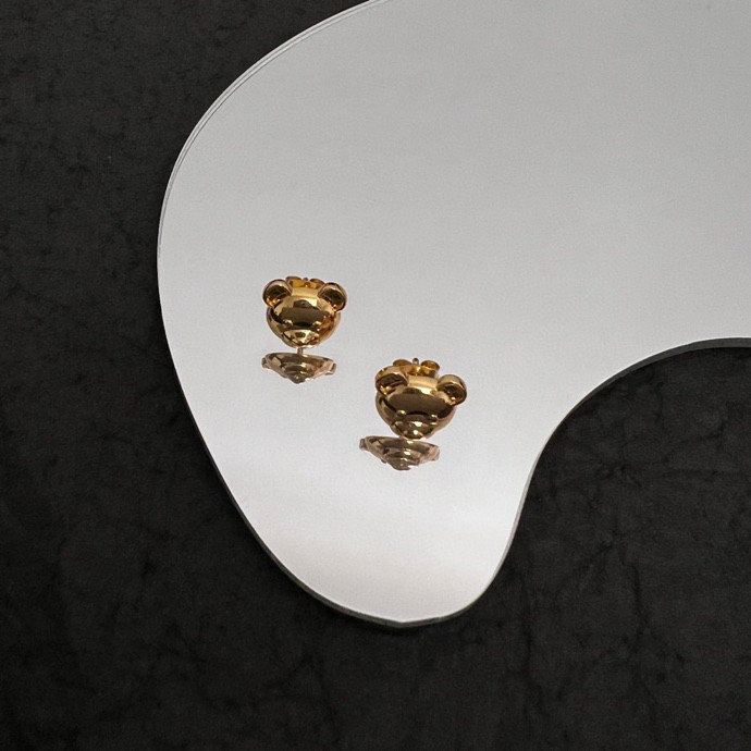 Moschino Teddy Bear Clip-on Earrings - DopestKickz