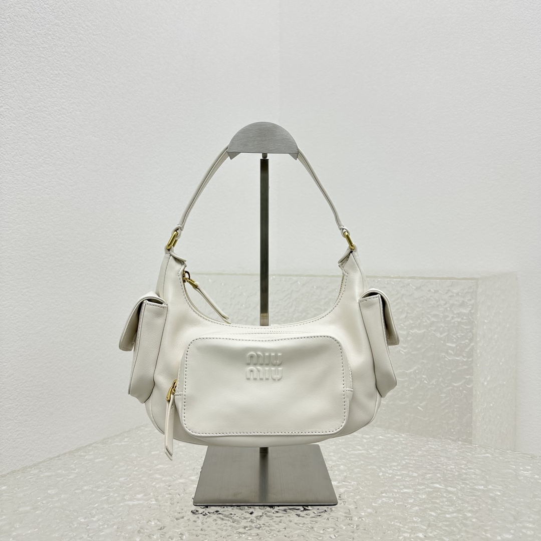 Miu Miu Nappa Leather Pocket Bag - DopestKickz