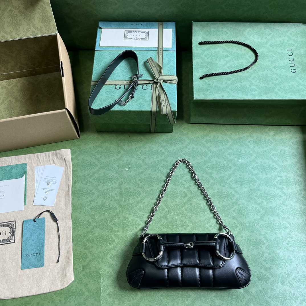 Gucci Horsebit Chain Small Shoulder Bag (27x 11.5x 5cm) - DopestKickz