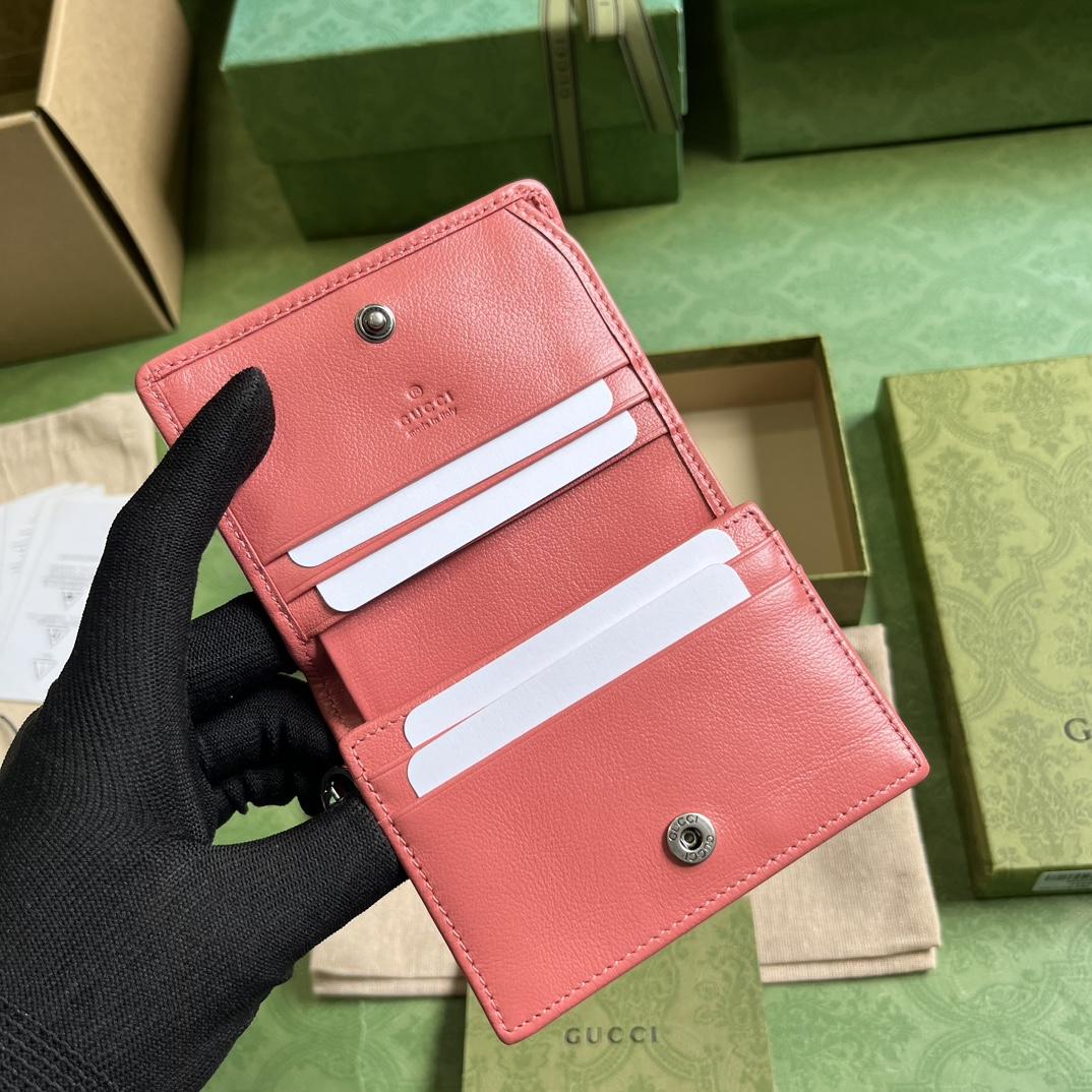 Gucci Blondie Card Case Wallet (8.5x 11x 3cm) - DopestKickz
