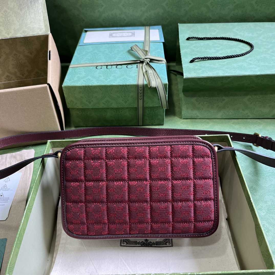Gucci Mini GG Canvas Mini Shoulder Bag (21.5x 14x 7cm) - DopestKickz