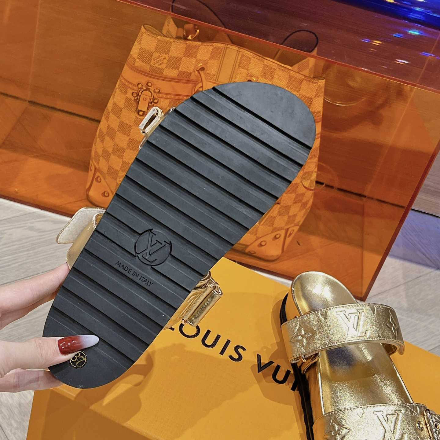 Louis Vuitton Bom Dia Flat Comfort Mules    - DopestKickz
