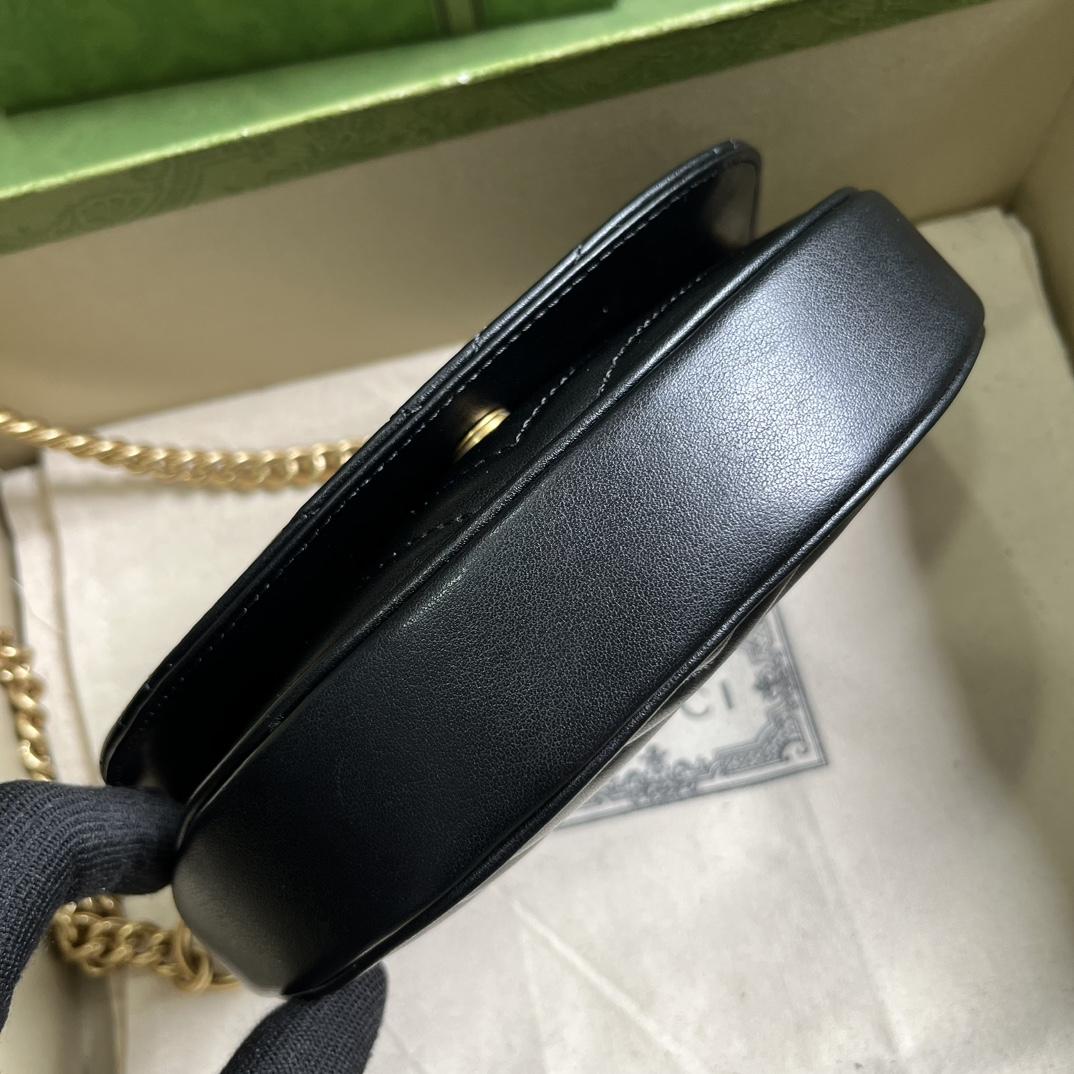 Gucci GG Marmont Matelasse Chain Mini Bag (20x 14.5x 4cm) - DopestKickz