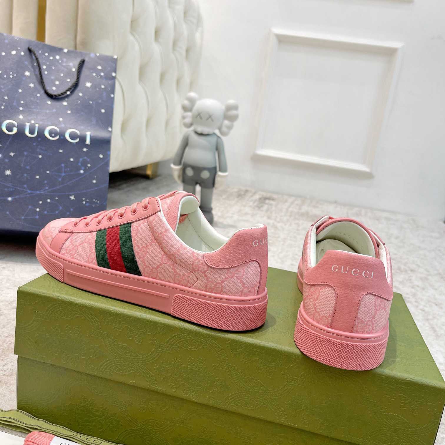 Gucci Ace Sneaker With Web - DopestKickz