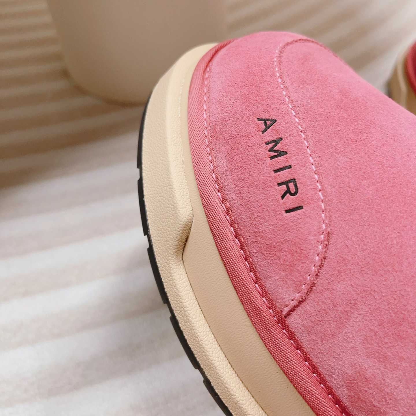 Amiri Malibu Shearling Lined Suede Boots - DopestKickz