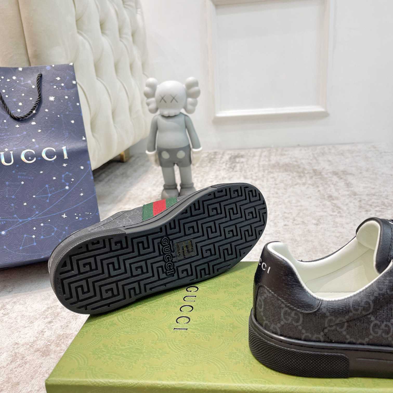 Gucci Ace Sneaker With Web - DopestKickz