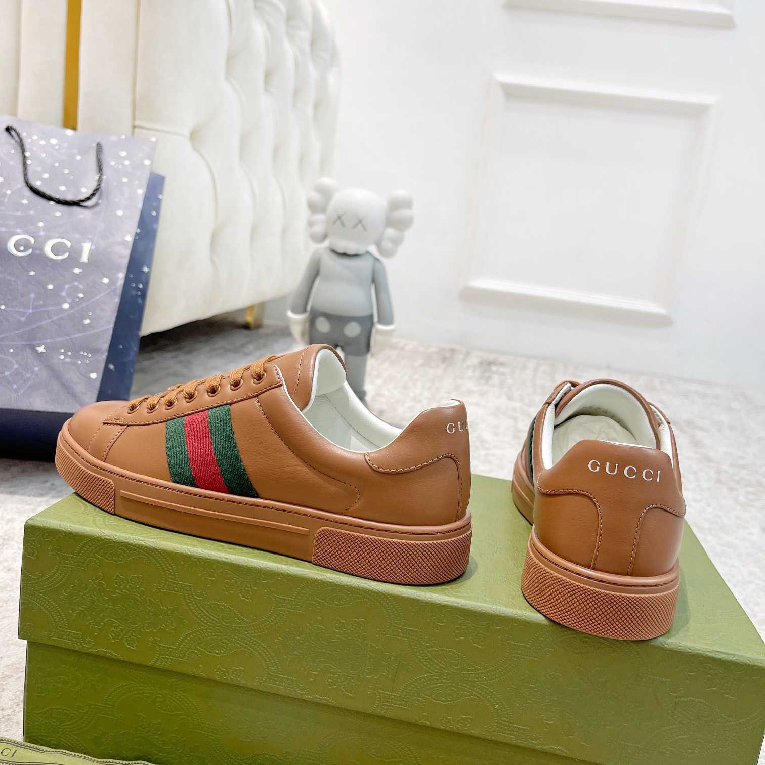 Gucci Ace Sneaker With Web (upon uk size) - DopestKickz