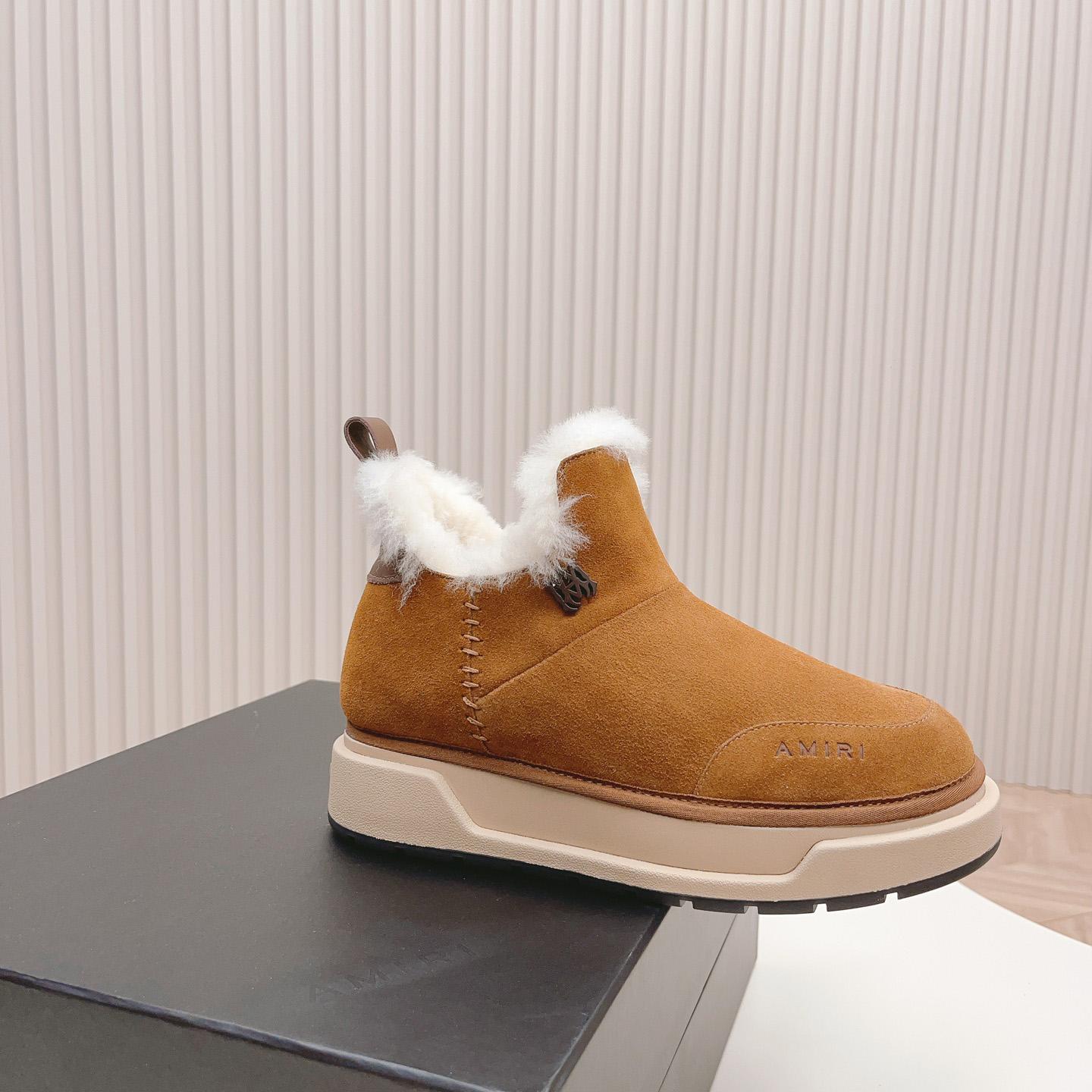 Amiri Malibu Shearling Lined Suede Boots - DopestKickz