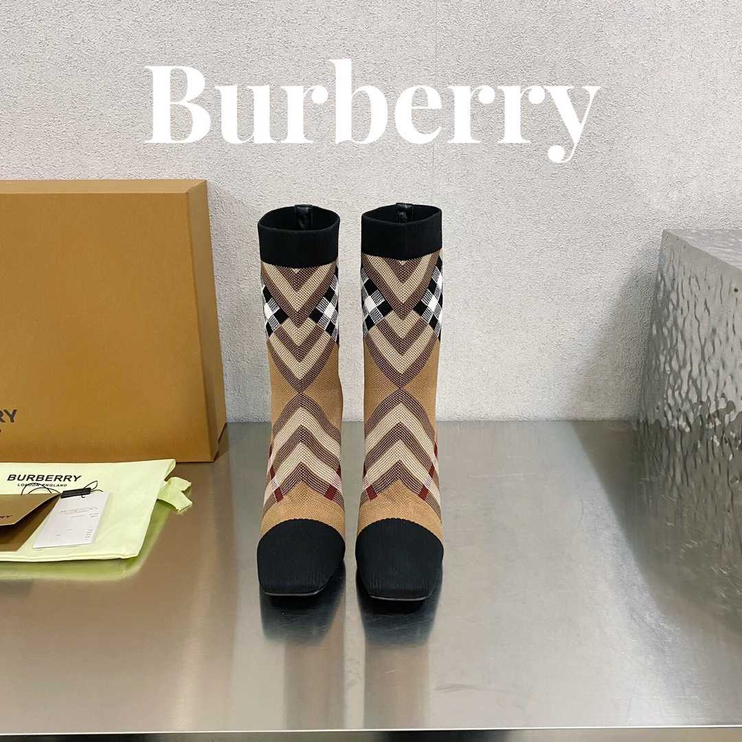 Burberry Women's Sock Ankle Boots - DopestKickz