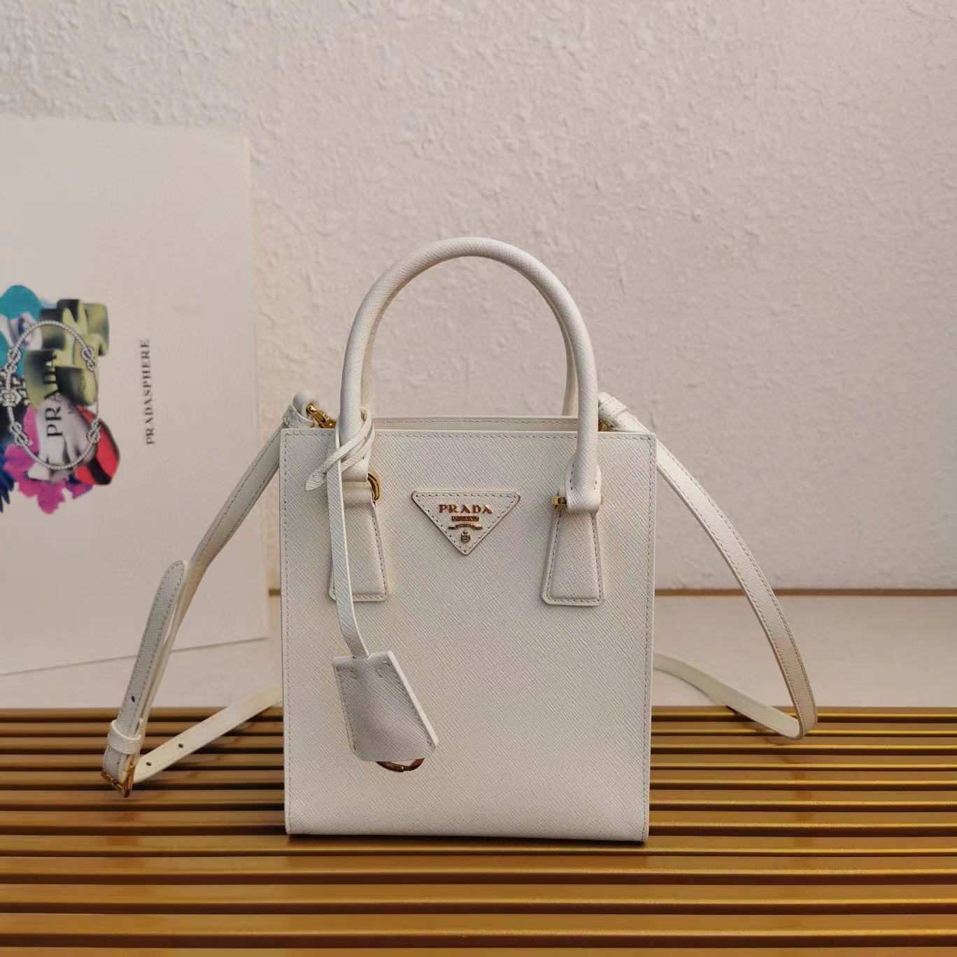 Prada Saffiano Leather Handbag - DopestKickz