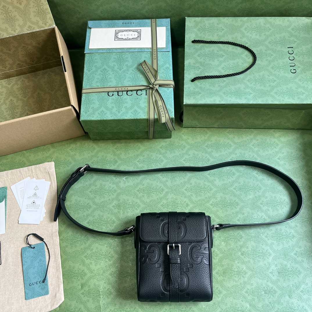 Gucci Jumbo GG Small Messenger Bag  (14.5x 18.5x 4.5cm) - DopestKickz