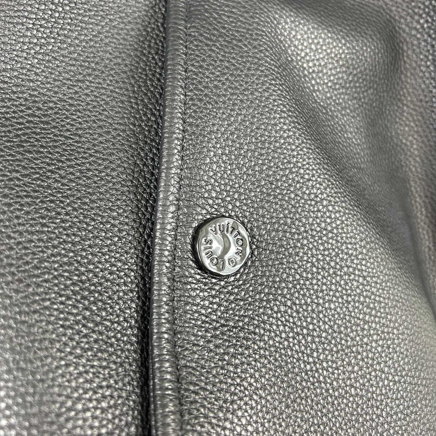 Louis Vuitton Long Leather Coach Jacket - DopestKickz