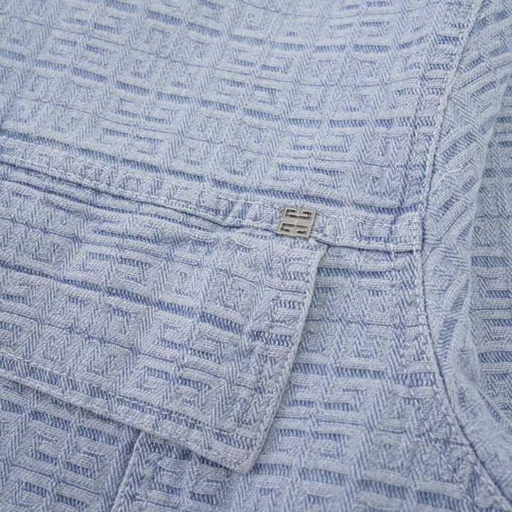 Givenchy Oversized Jacket In 4G Denim - DopestKickz