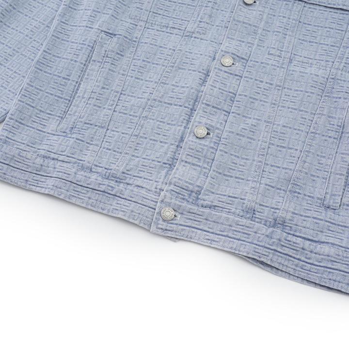 Givenchy Oversized Jacket In 4G Denim - DopestKickz