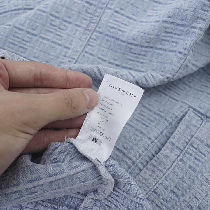 Givenchy Oversized Jacket In 4G Denim - DopestKickz