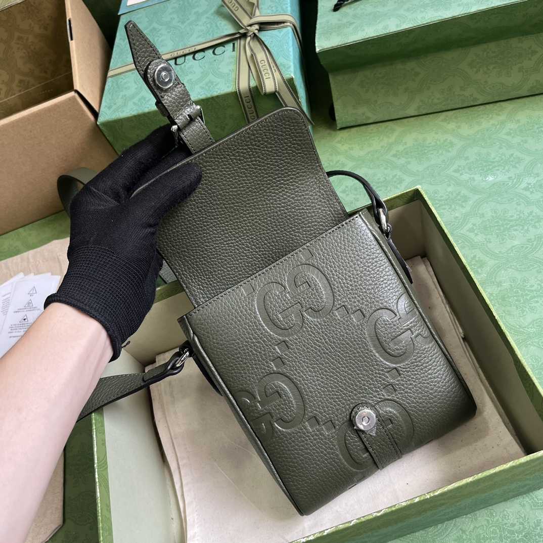 Gucci Jumbo GG Small Messenger Bag  (14.5x 18.5x 4.5cm) - DopestKickz
