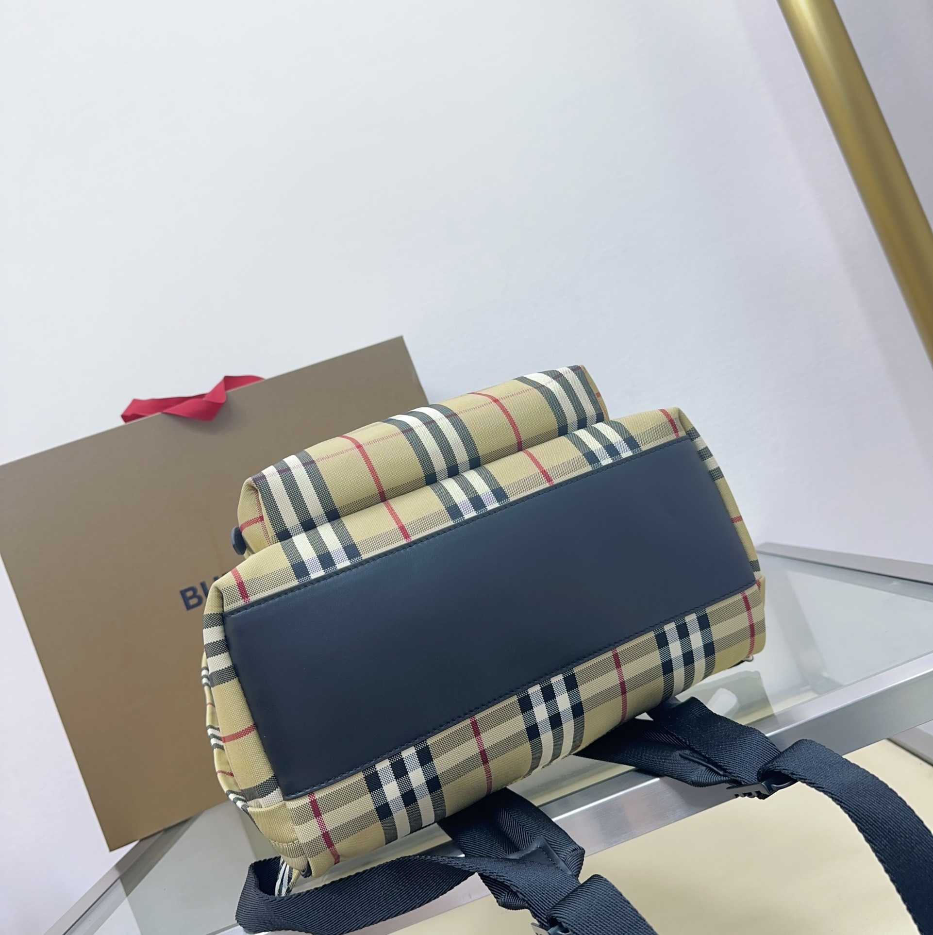 Burberry Checked Fabric Backpack  (30.5-14.5-42.5cm) - DopestKickz