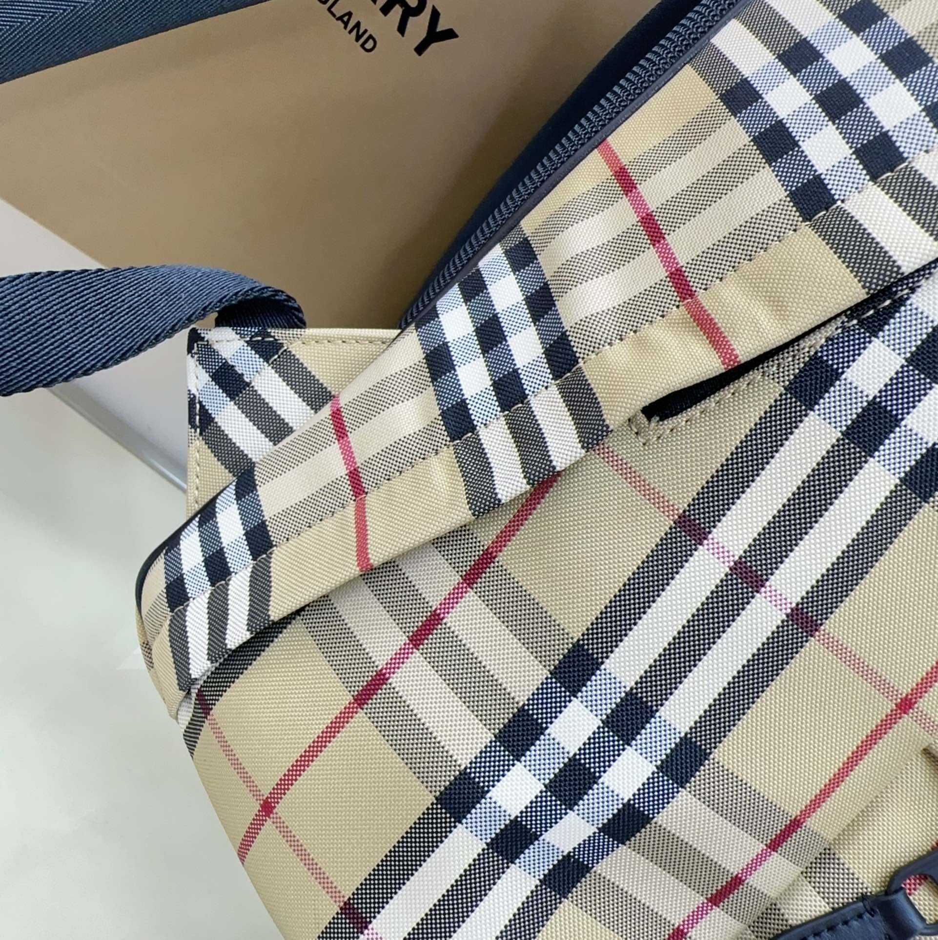 Burberry Checked Fabric Backpack  (30.5-14.5-42.5cm) - DopestKickz