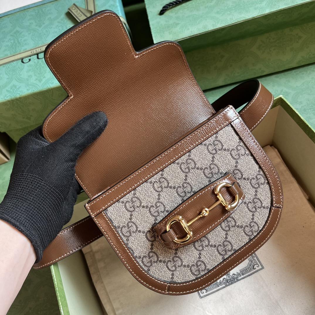 Gucci Horsebit 1955 rounded Belt Bag (16x 13x 6.5cm) - DopestKickz