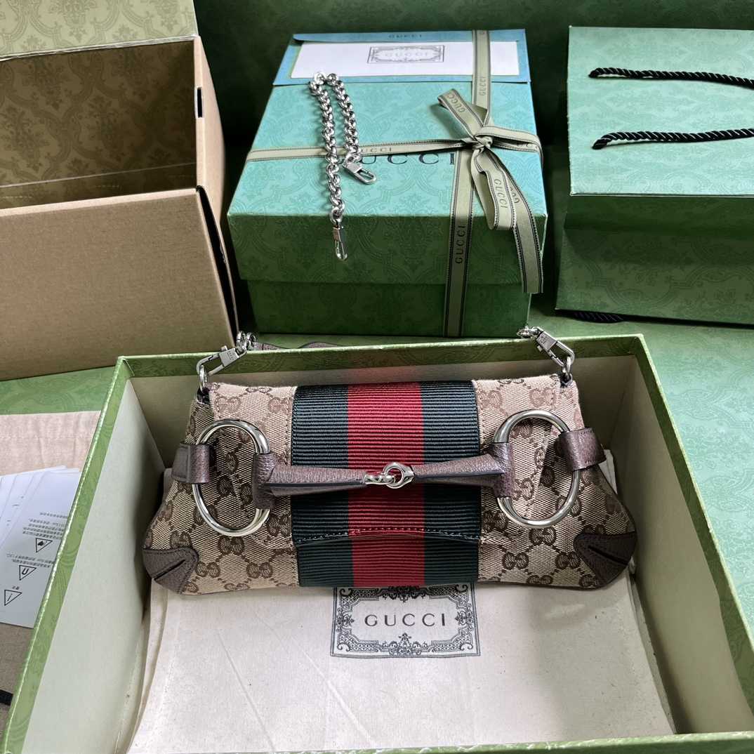 Gucci Horsebit Chain Small Shoulder Bag (27x 11.5x 5cm) - DopestKickz