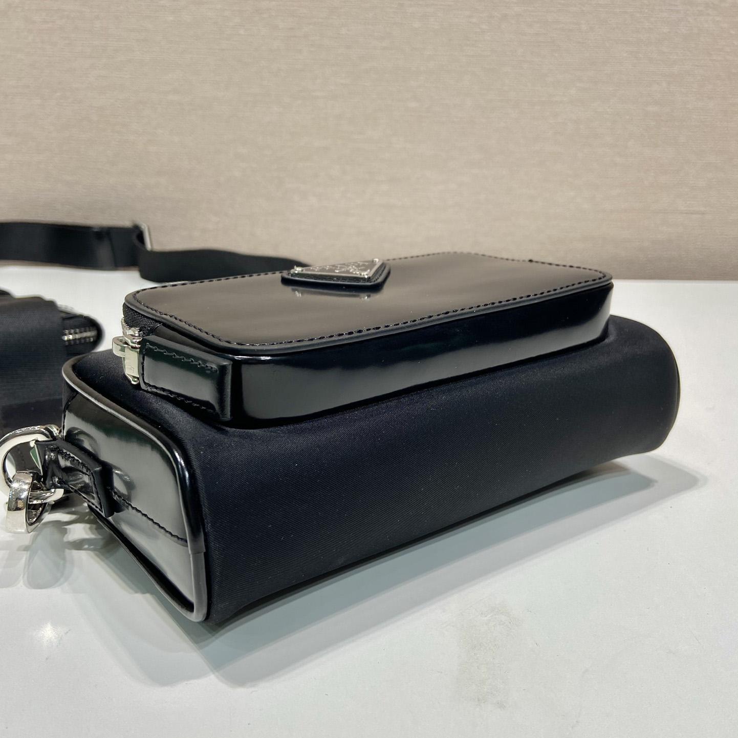 Prada Re-Nylon And Brushed Leather Shoulder Bag - DopestKickz