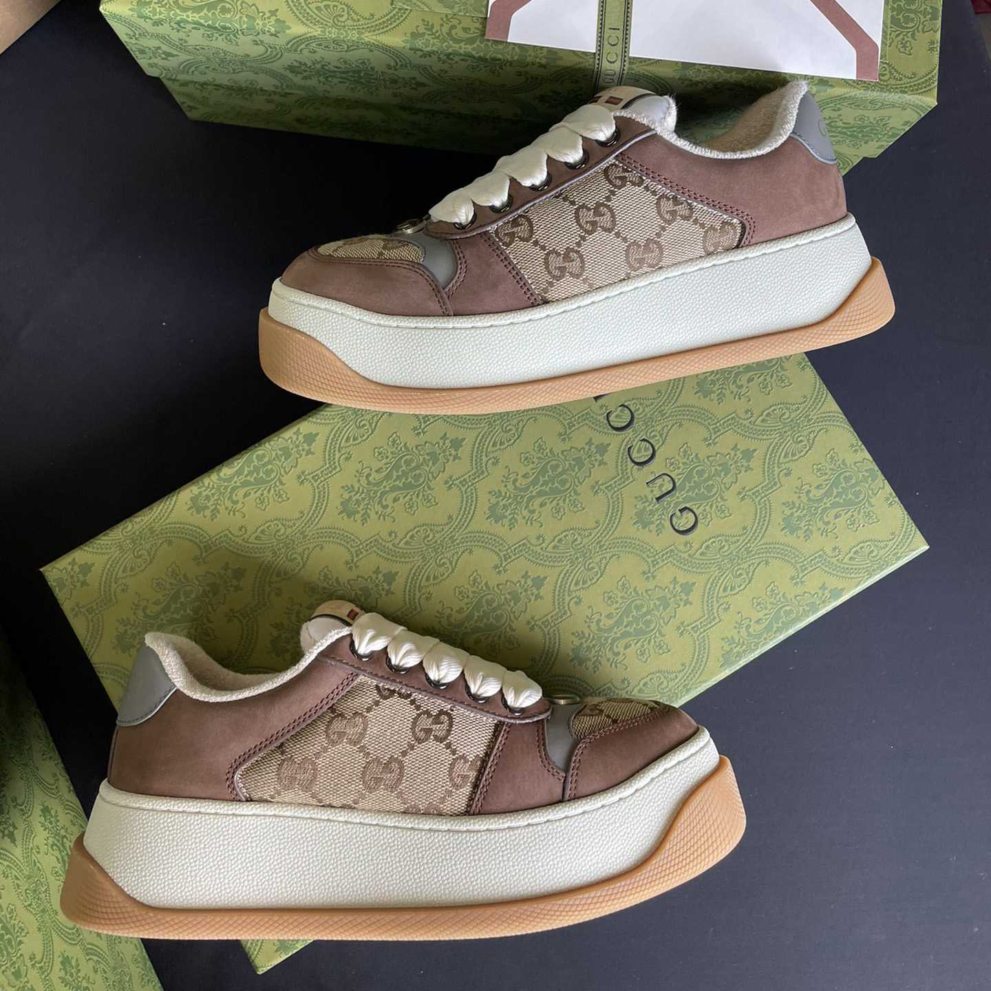 Gucci Men's Screener GG Sneaker  - DopestKickz